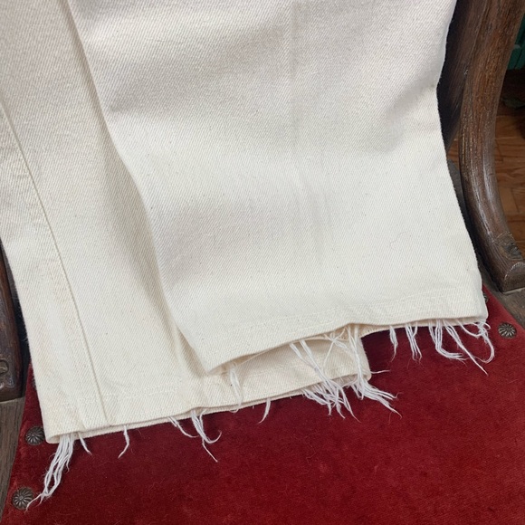 High-waisted Cream Jeans by Denum - VTG 11 - Picture 6 of 6